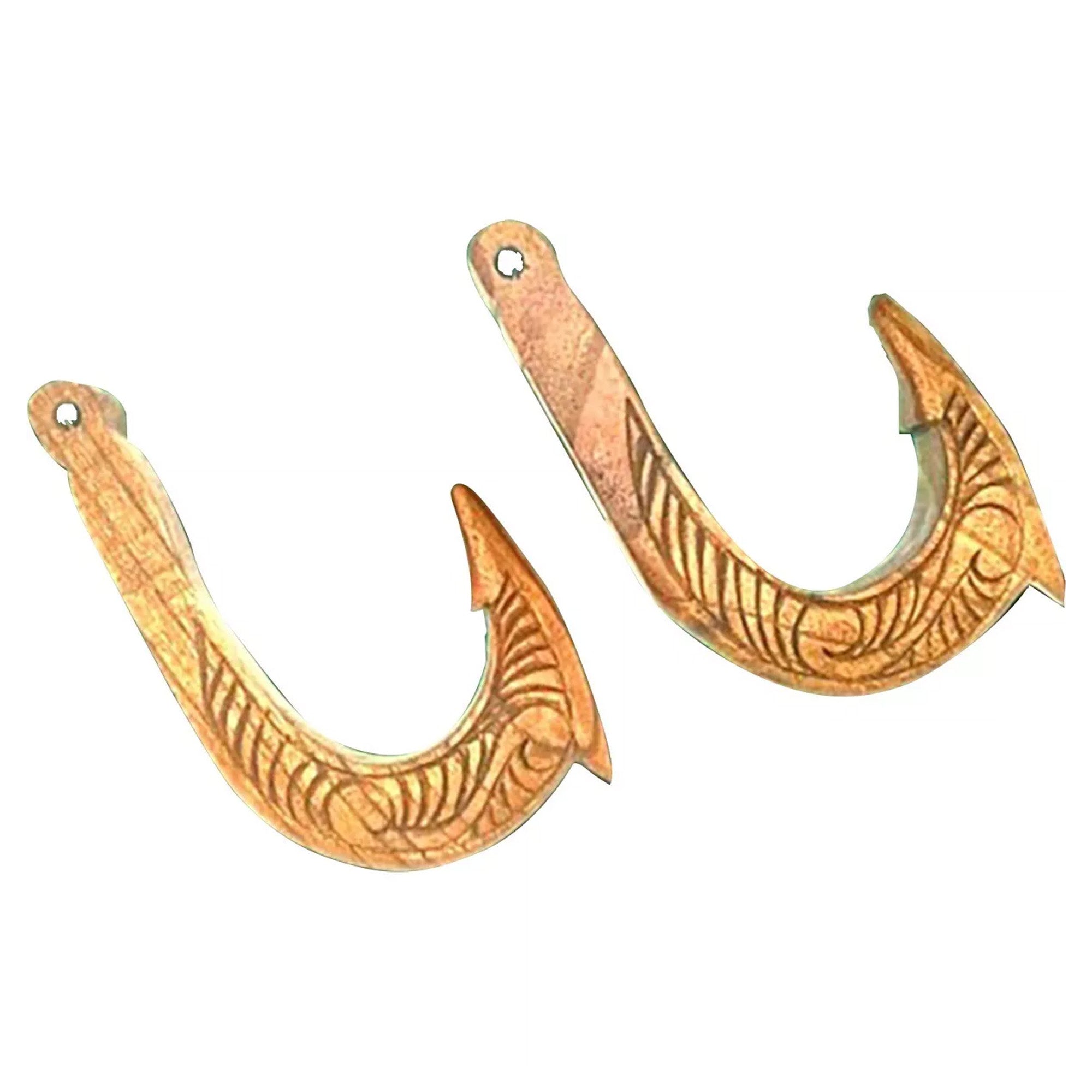 ancient hawaiian fish hook Beatnik Hawaiian Fish Hook Surfboard Wall Rack