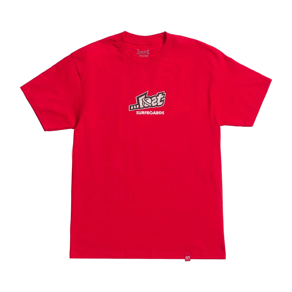 Lost Stitched Lam Men's S/S T-Shirt - Flame