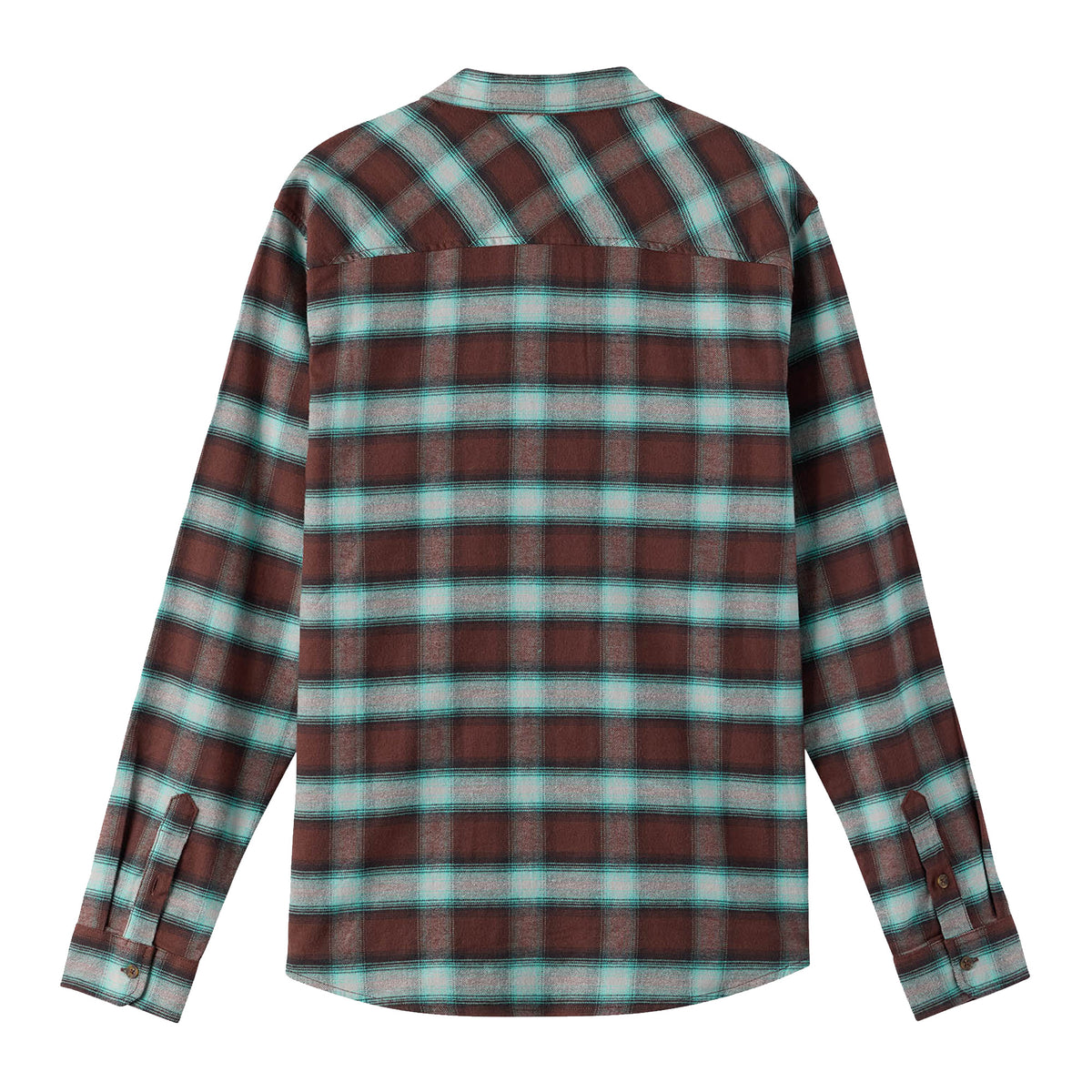 O'Neill Coastline Flannel Men's L/S Flannel - Chocolate