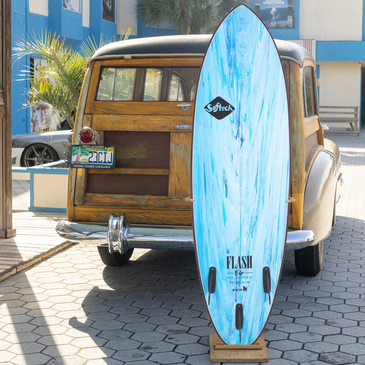 Softech Eric Geiselman Flash 7'0 Soft Surfboard - Blue