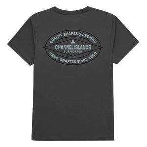 Channel Islands Folsome Men's S/S T-Shirt - Charcoal