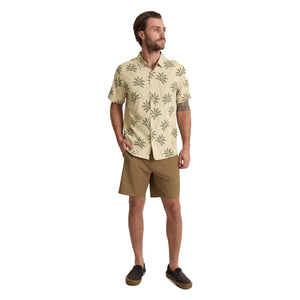 Roark Bless Up Breathable Stretch Men's Dess Shirt - Fossil Print