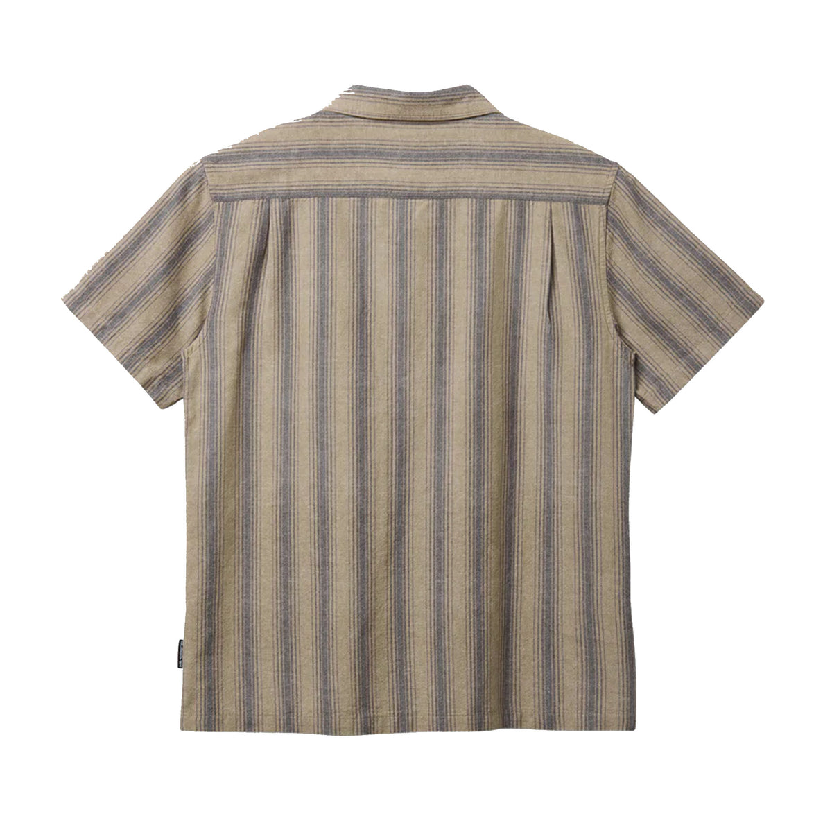 Quiksilver Oxford Stripe Casual Men's S/S Dress Shirt - Fallen Rock