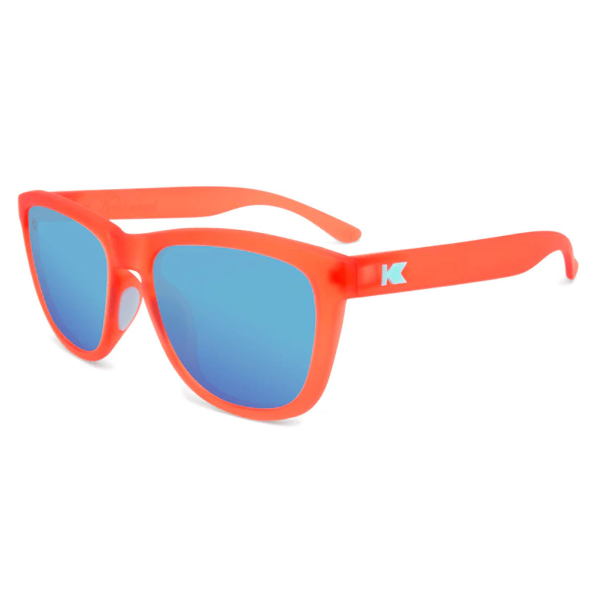 Knockaround Premiums Sport Men's Sunglasses - Fruit Punch/Aqua Polarized