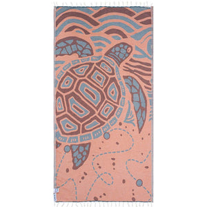 Sand Cloud Fahlo Towel - Journey Turtle