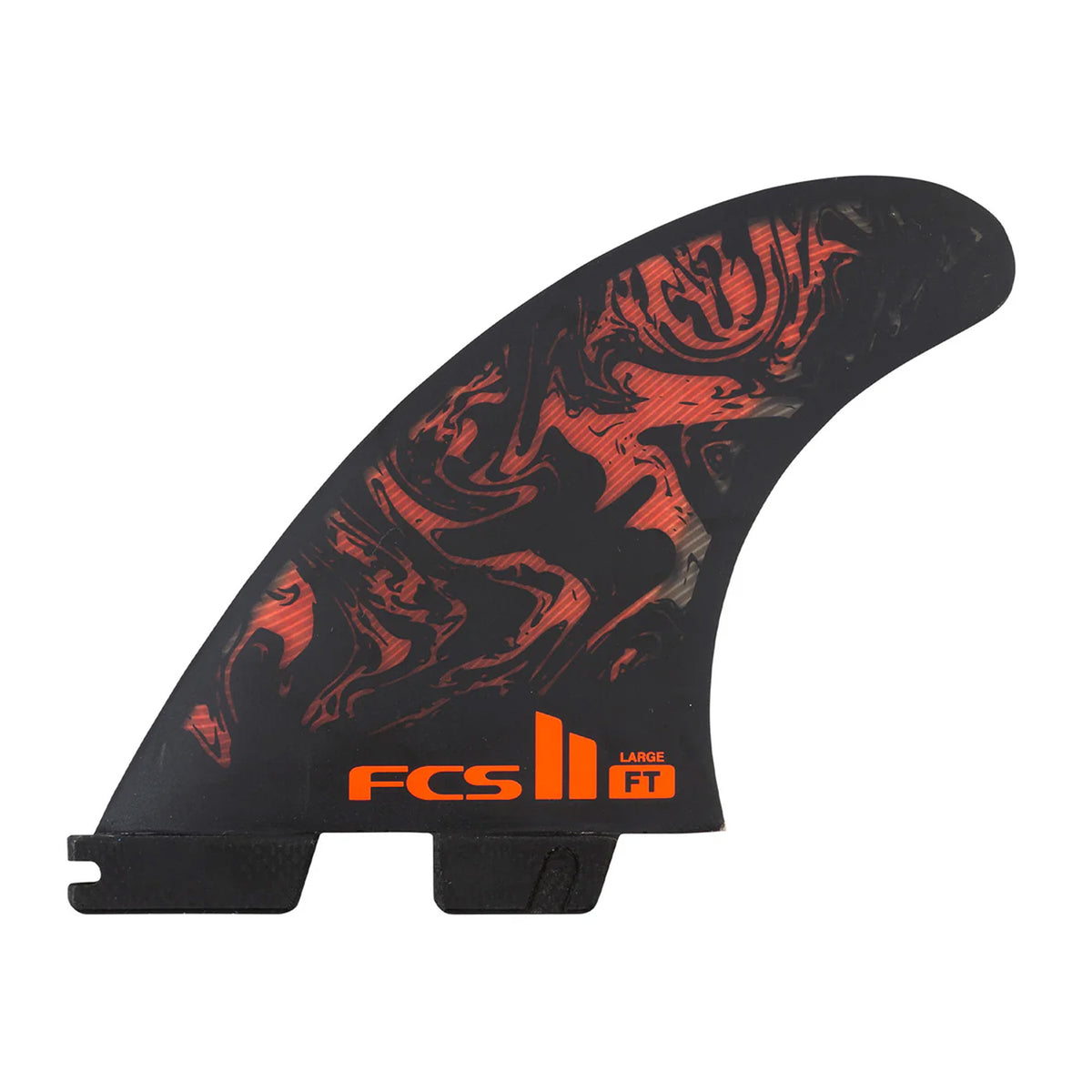 FCS II Filipe Toledo Tri Surfboard Fins - XSmall/Black Red