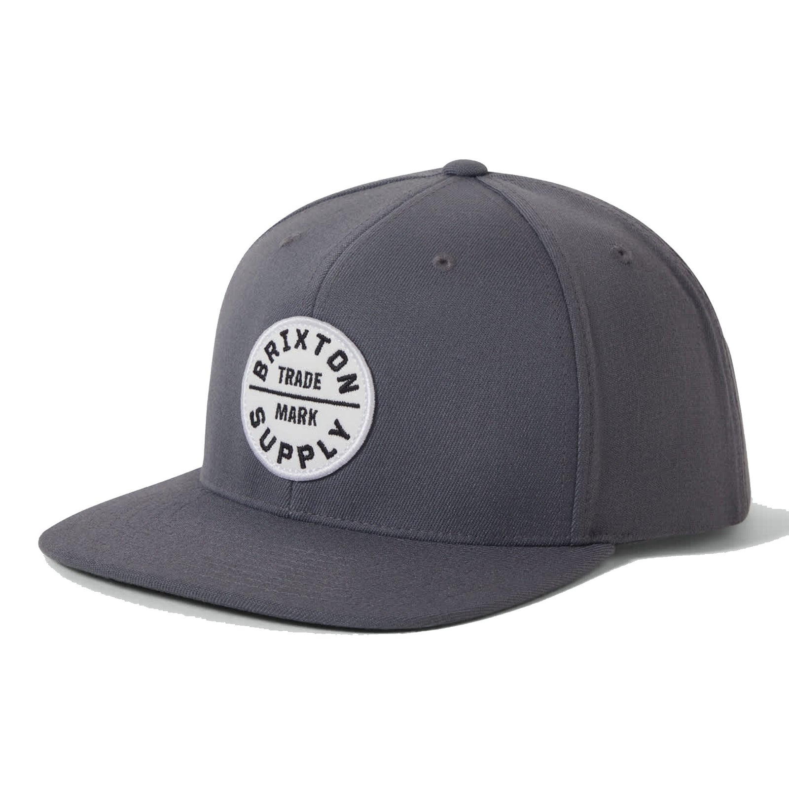 Brixton Oath III Snapback Men's Hat - Future Grey