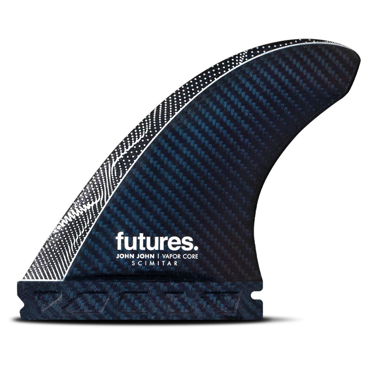 Futures JJF Scimitar Vapor Core Tri Surfboard Fins - Medium/Blue