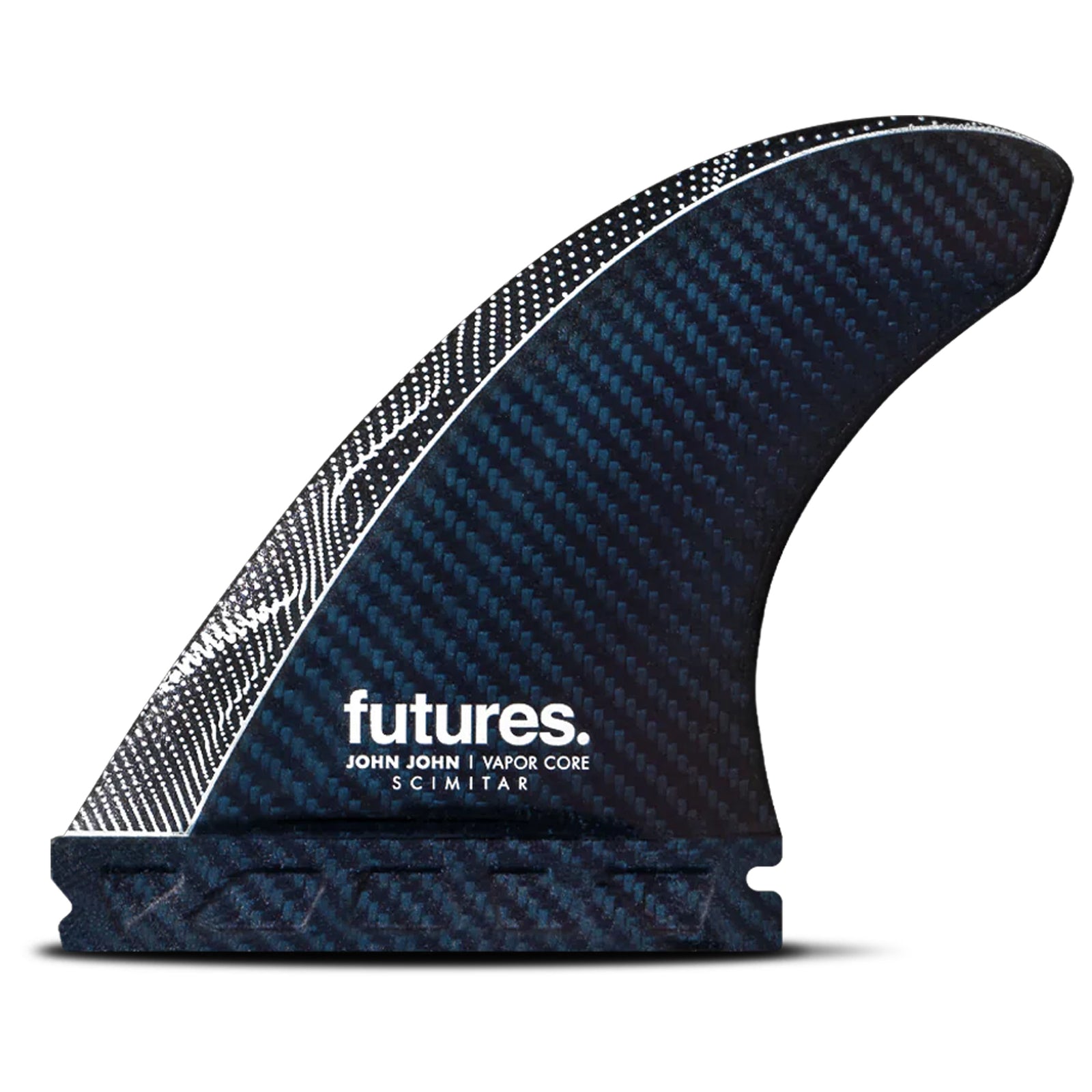 Futures JJF Scimitar Vapor Core Tri Surfboard Fins - Medium/Blue