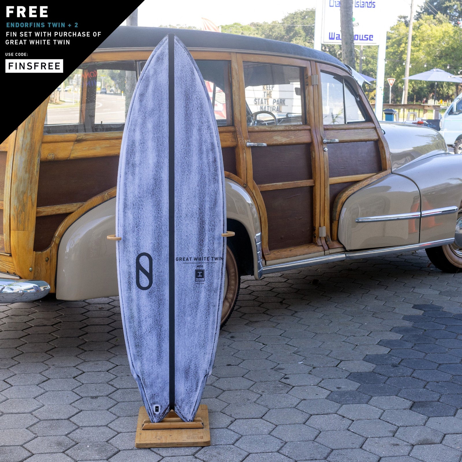 Firewire Great White Twin Volcanic 6'0 Surfboard - Futures