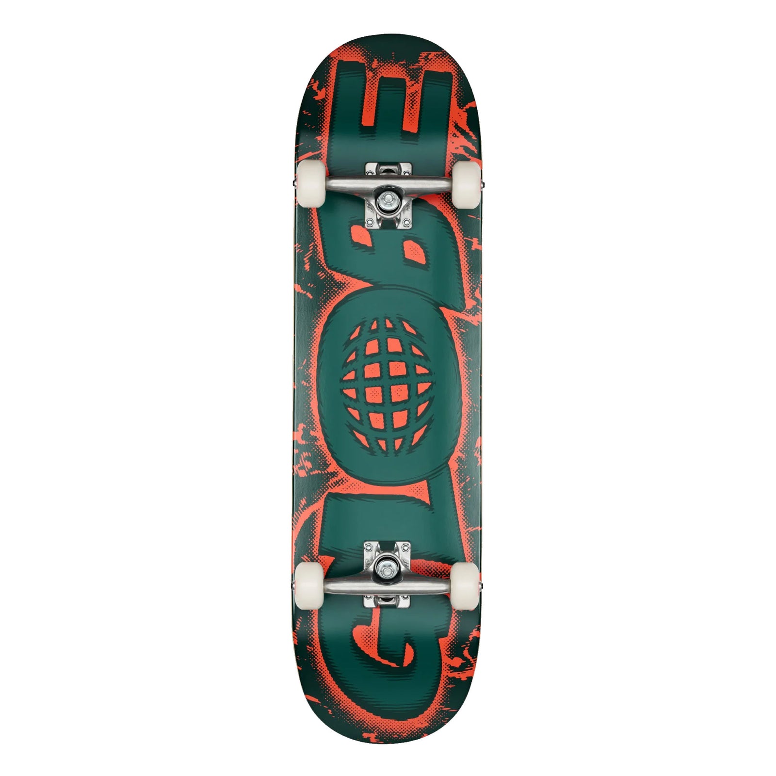 Globe G0 Reverb 8.375" Complete Skateboard - Dark Olive/Phantom