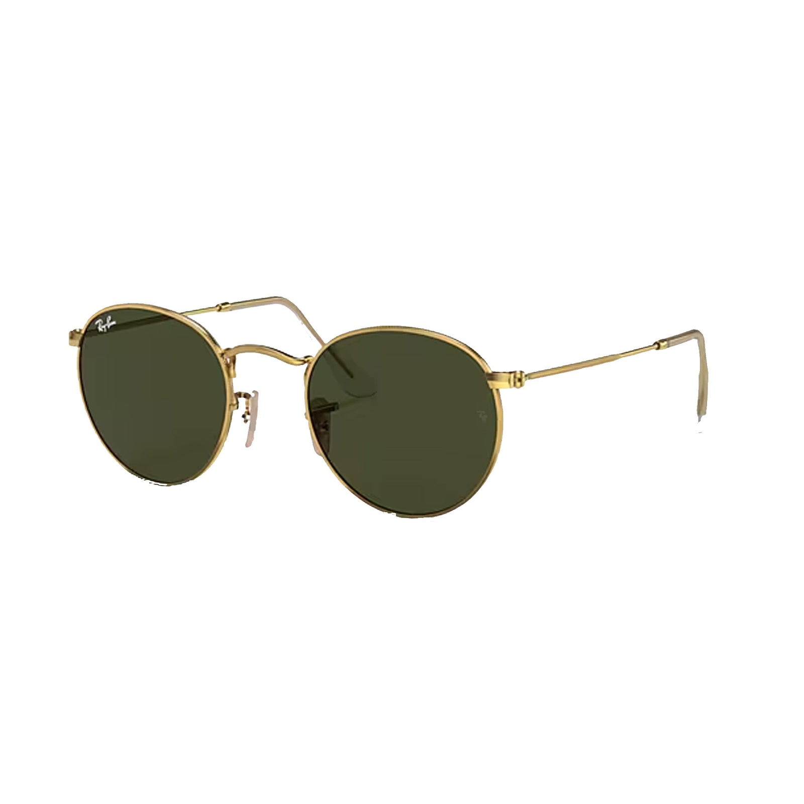 Ray-Ban Round Metal Men's Sunglasses - Arista/B-15 Green