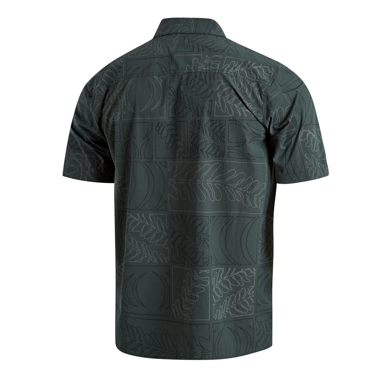 Florence x Sig Zane Koa Airtex Aloha Men's S/S Dress Shirt - Sycamore