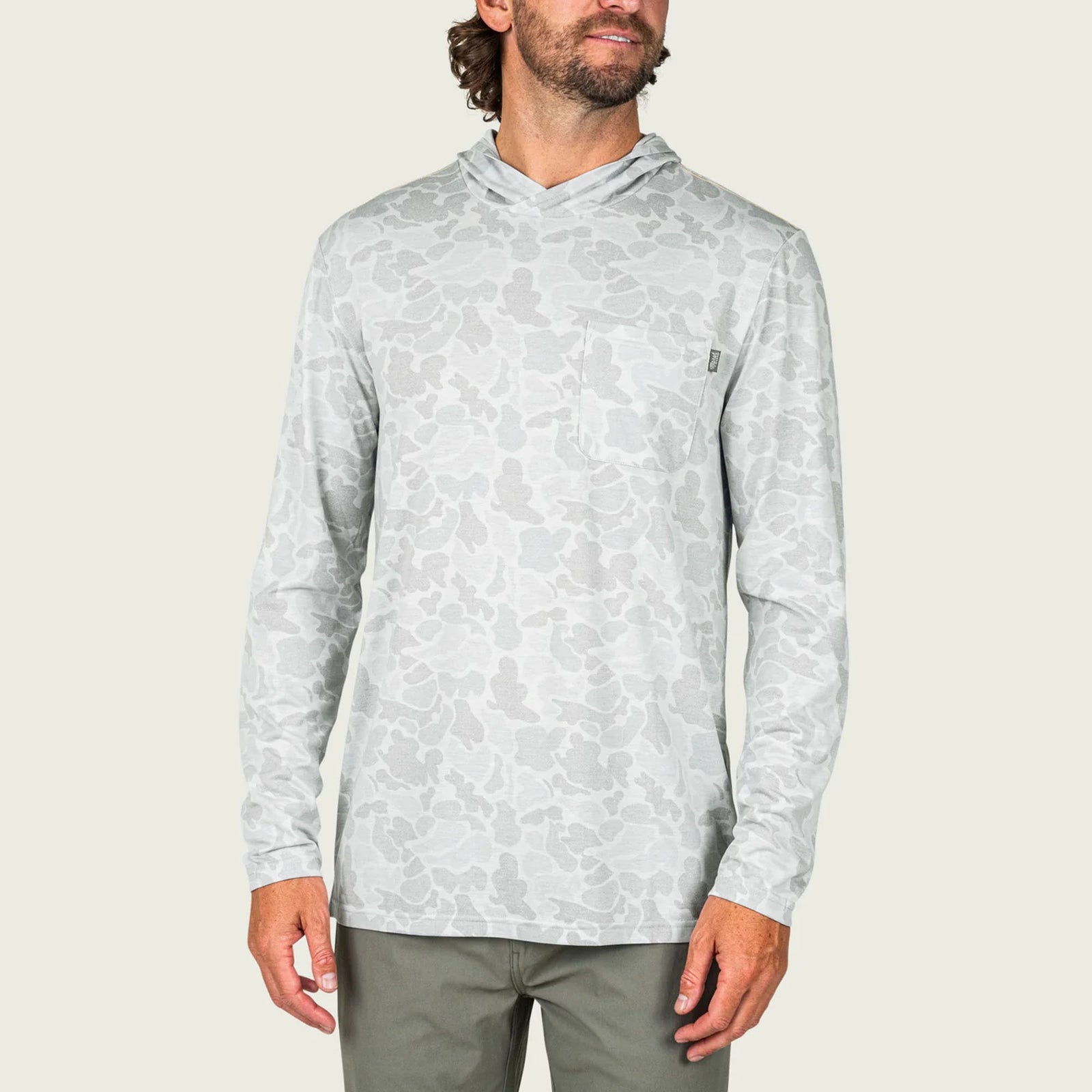 Marsh Wear Buxton Hagood Performance Men's L/S Shirt - Gray Mallard Camo