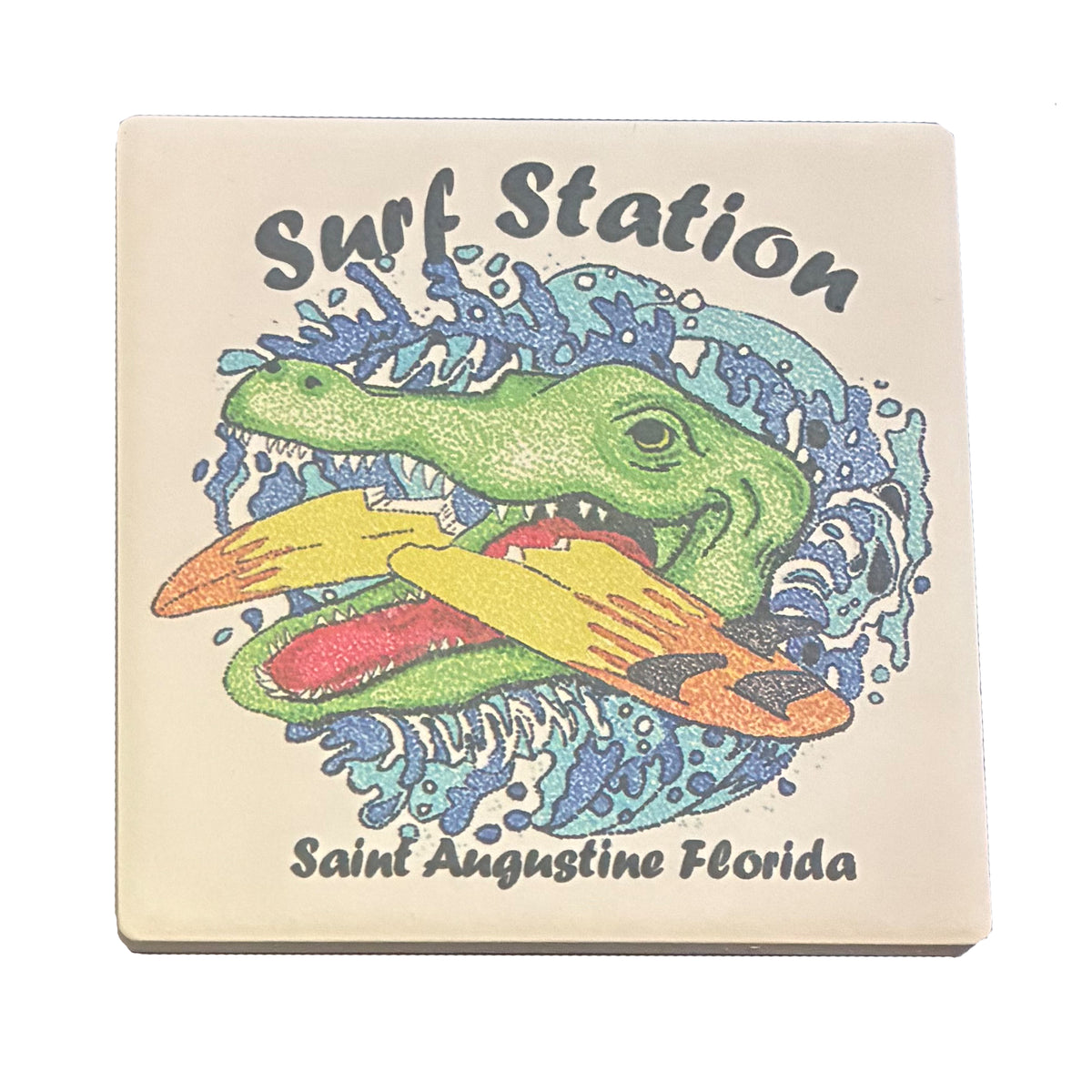 Lottie Dottie Art Gator Chomp Coaster