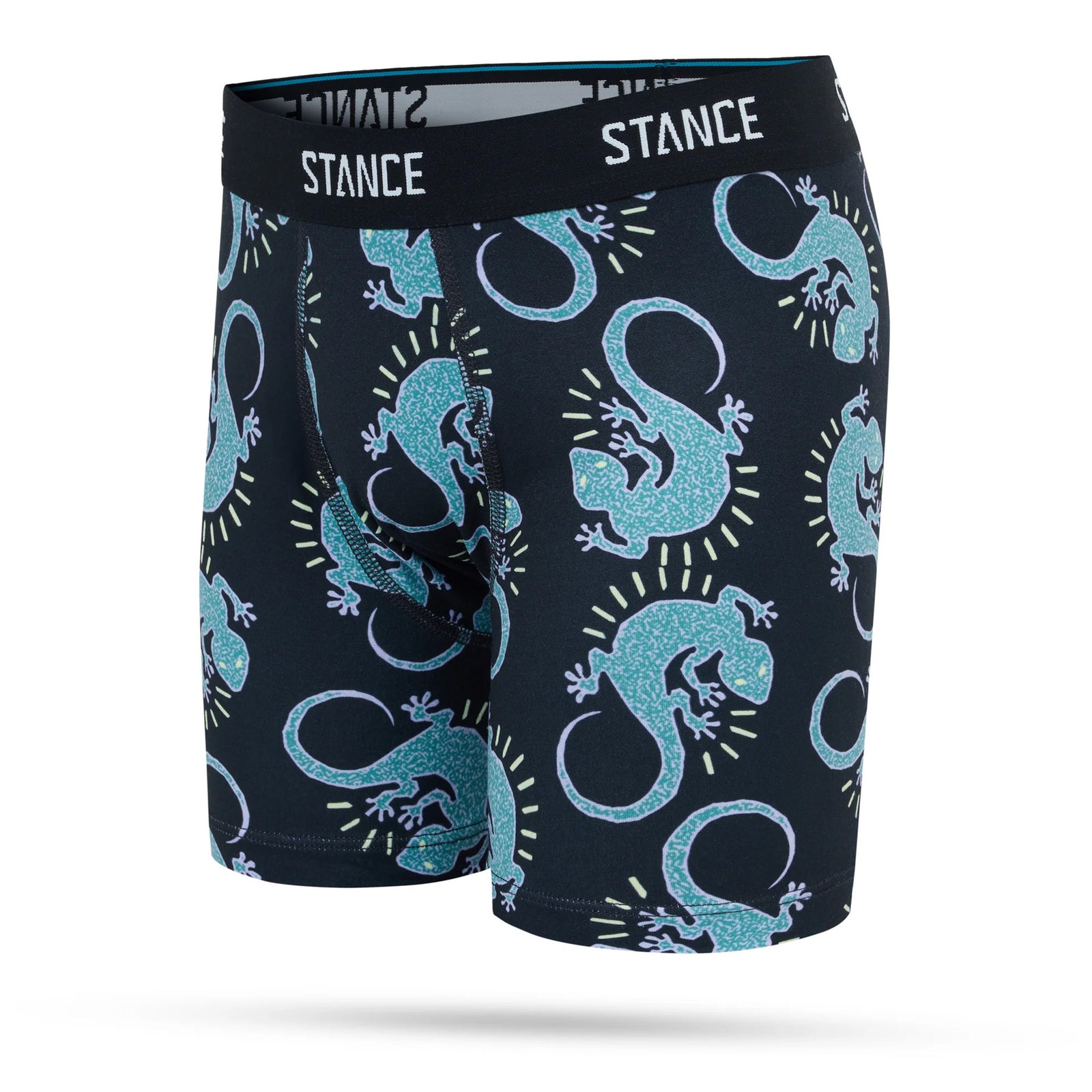 Stance Gecko Poly Blend Youth Boy's Boxer Briefs - Black