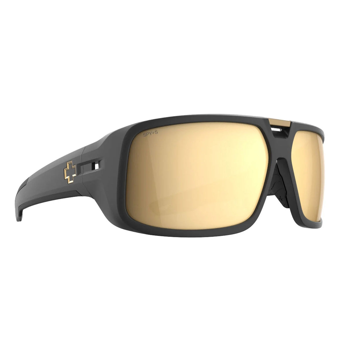 Spy Mainline Ansi RX Men's Sunglasses - Matte Black/Happy Bronze Gold Mirror