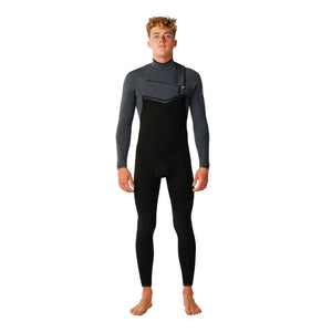 Rip Curl E-Bomb 3/2mm Chest Zip Men's Fullsuit Wetsuit - Charcoal Grey