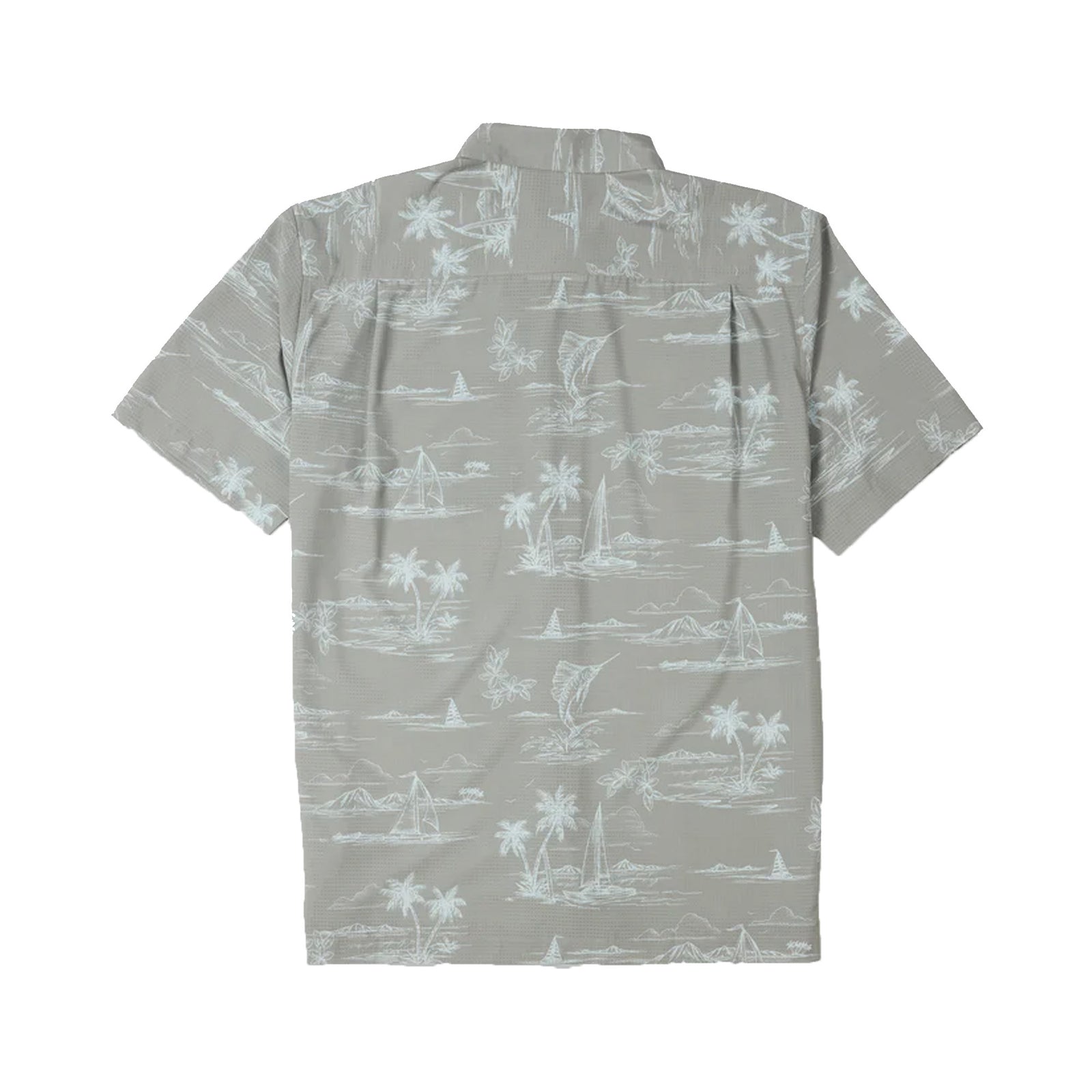 Quiksilver Performance Pack Men's S/S Dress Shirt - Frost Grey