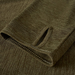 Florence Marine X Airtex Balaclava Hooded Men's L/S Sun Shirt - Heather Burnt Olive