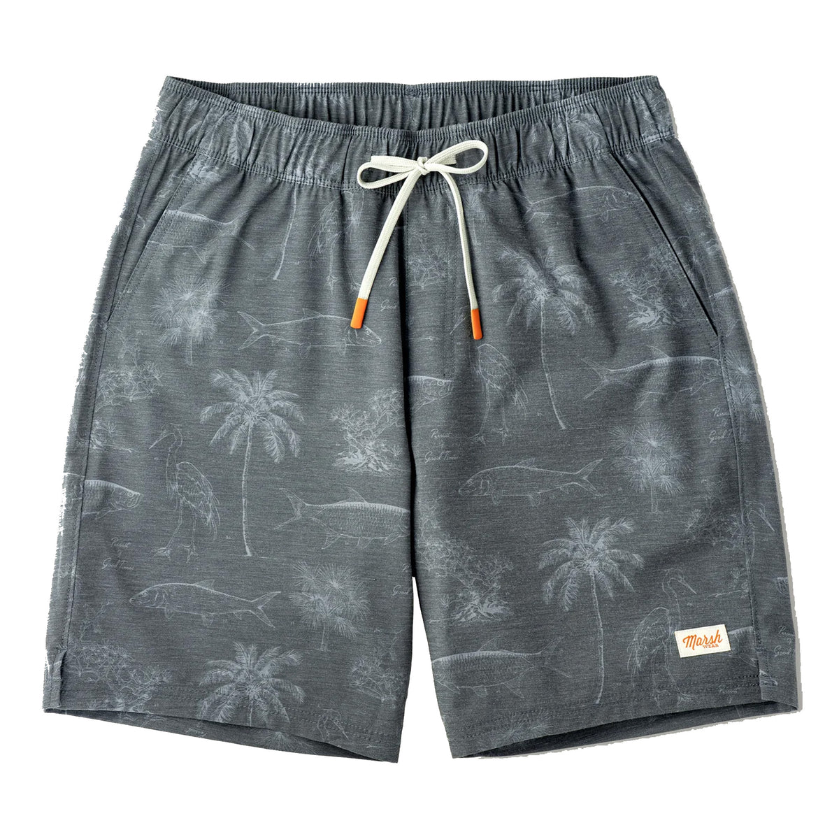 Marsh Wear Fulton Hagood Men's Volley Walkshorts - Graphite
