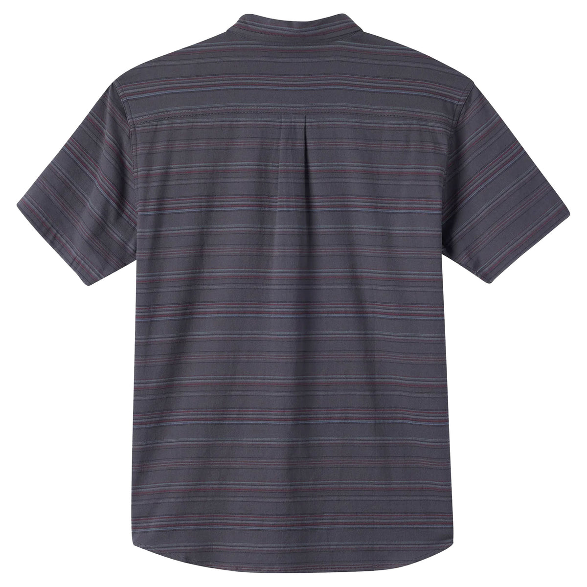 O'Neill Seafaring Stripe Stretch Standard Men's S/S Dress Shirt - Graphite