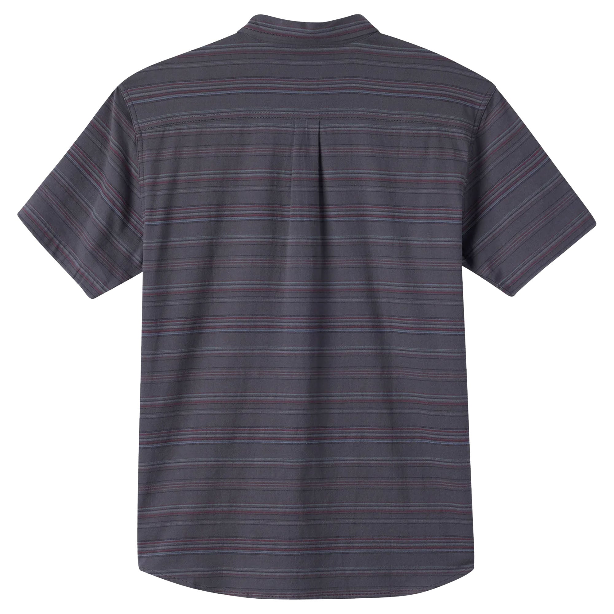 O'Neill Seafaring Stripe Stretch Standard Men's S/S Dress Shirt - Graphite