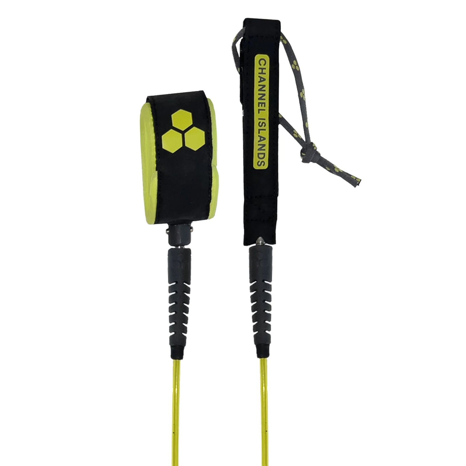 Channel Islands Round Cord Comp 6' Surfboard Leash - Granite Sulphur