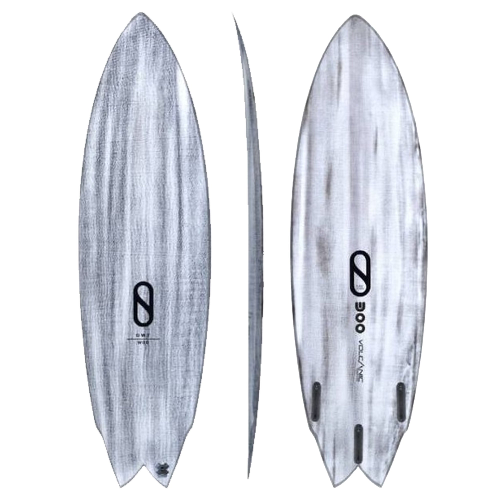 Firewire Great White Twin Volcanic Surfboard - Futures