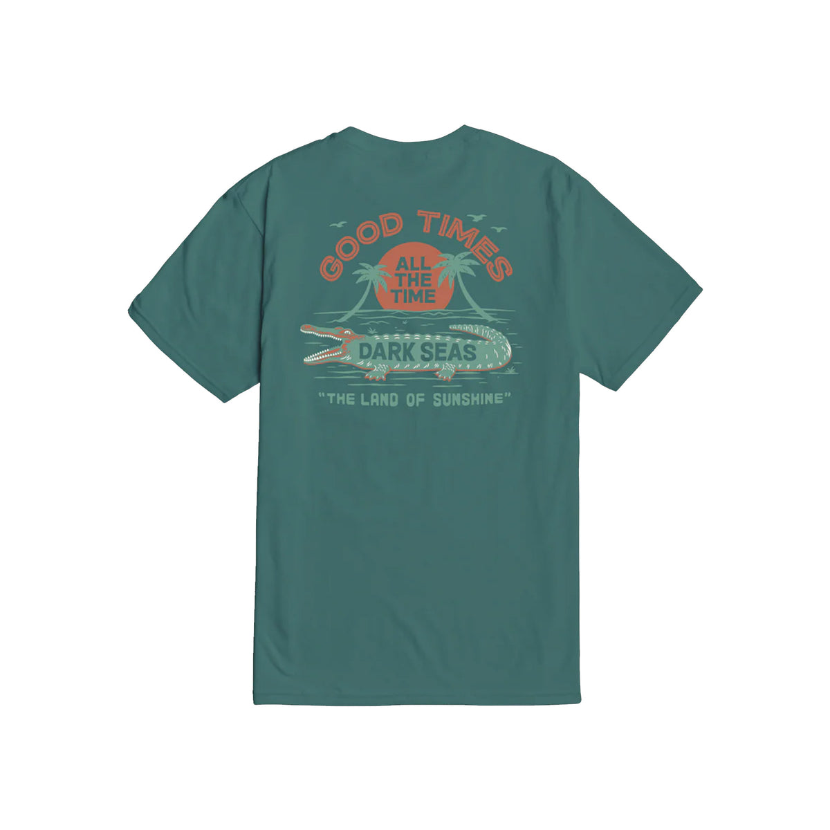 Dark Seas Land Of Sunshine Men's S/S T-Shirt - Pine