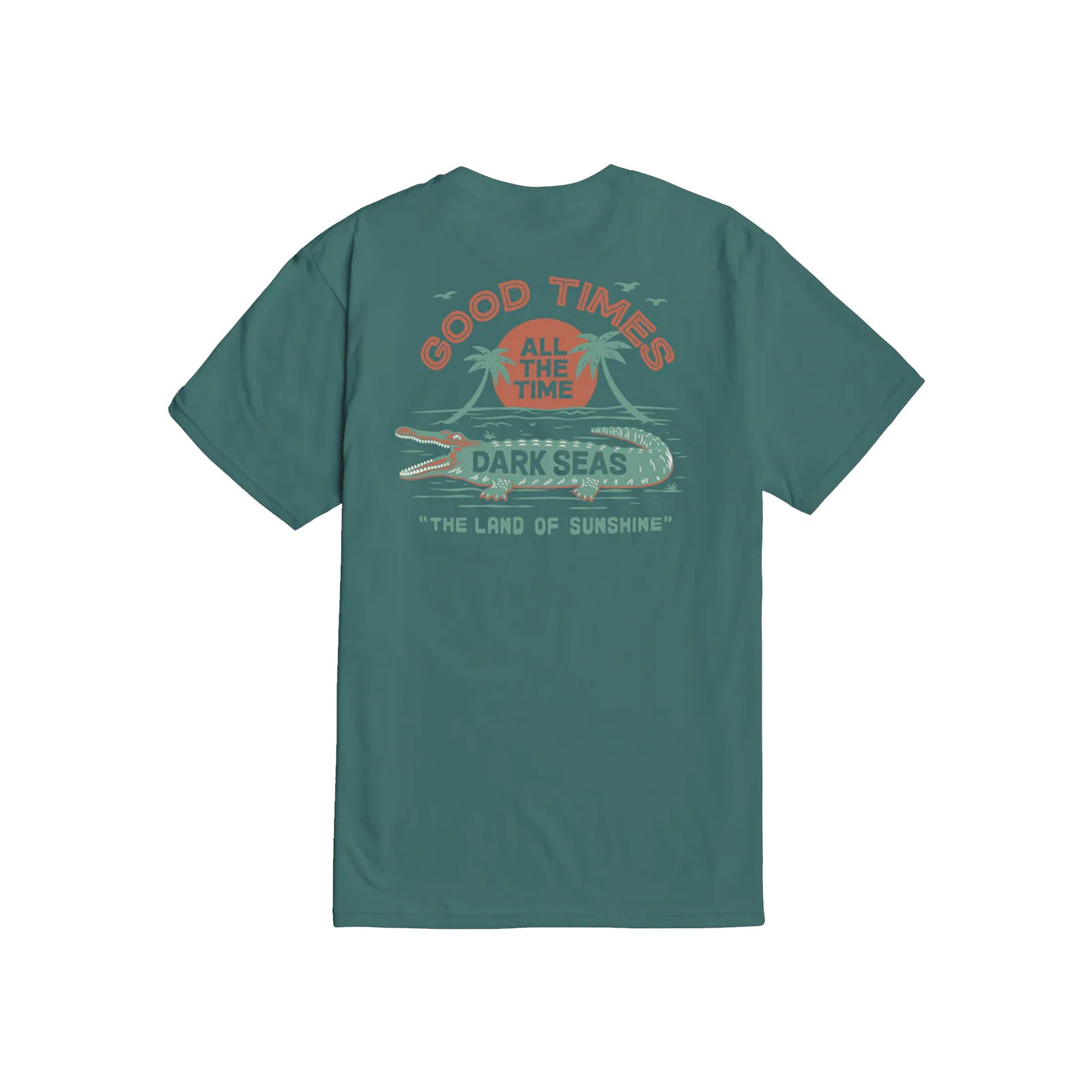 Dark Seas Land Of Sunshine Men's S/S T-Shirt - Pine