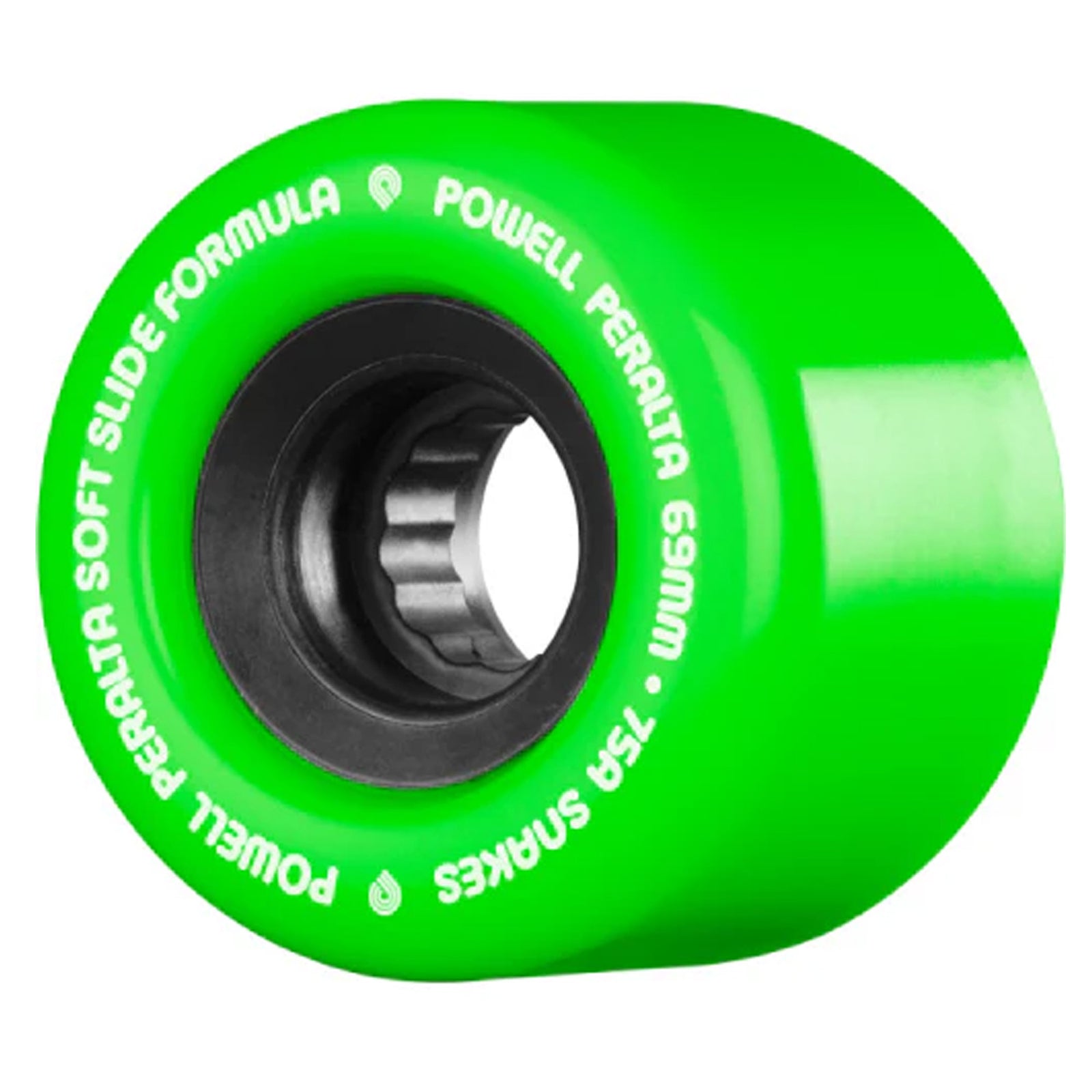 Powell Peralta Snakes 69mm 75a Skateboard Wheels - Green