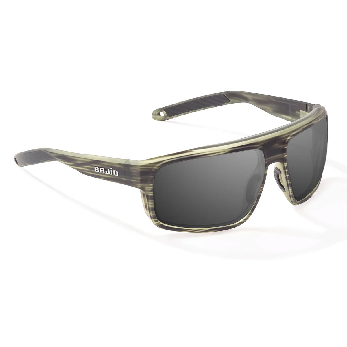Bajio Greenland Large Men's Sunglasses - Gray Grass Matte/Grey Polarized