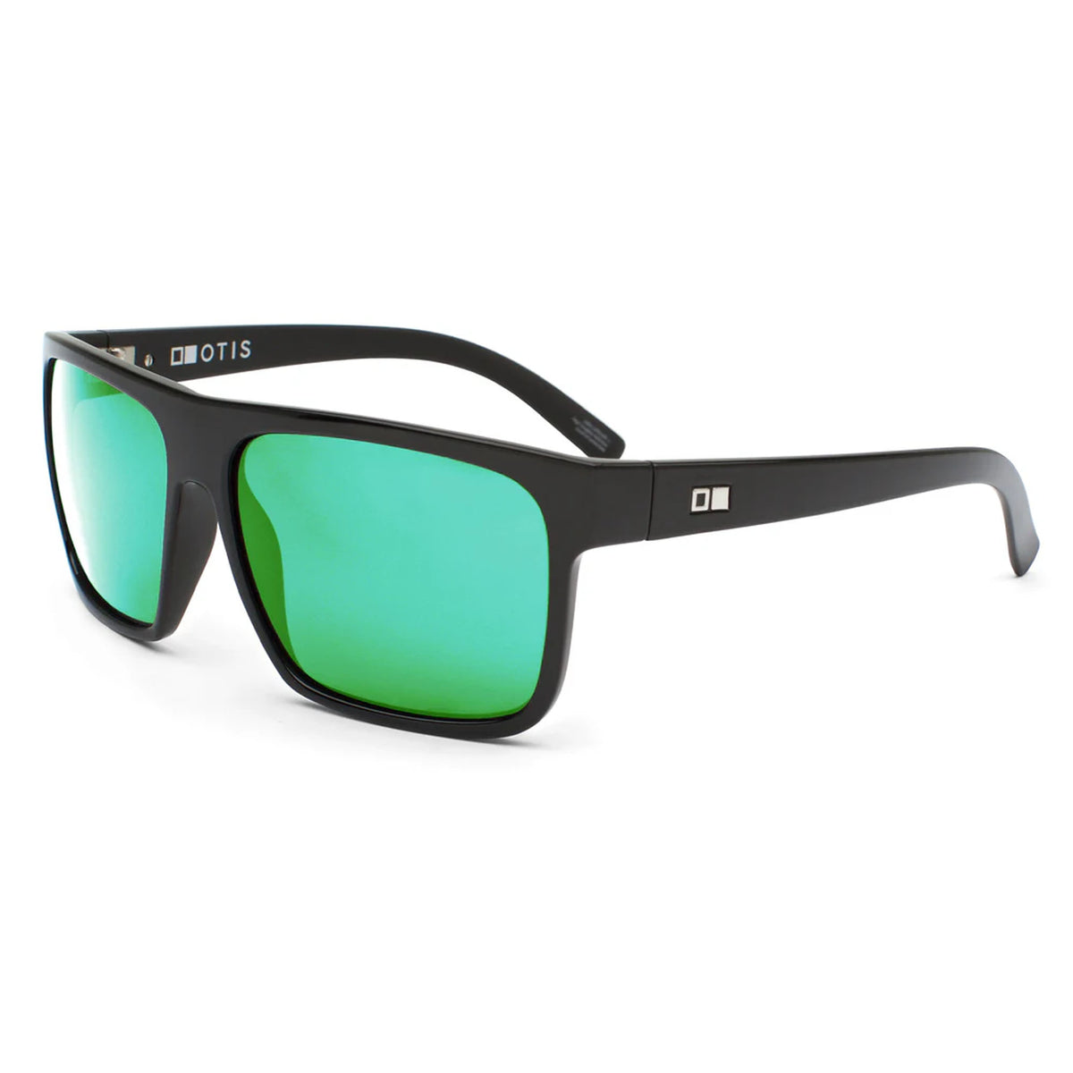 Otis After Dark Men's Sunglasses - Matte Black /LIT Mirror Green Polarized