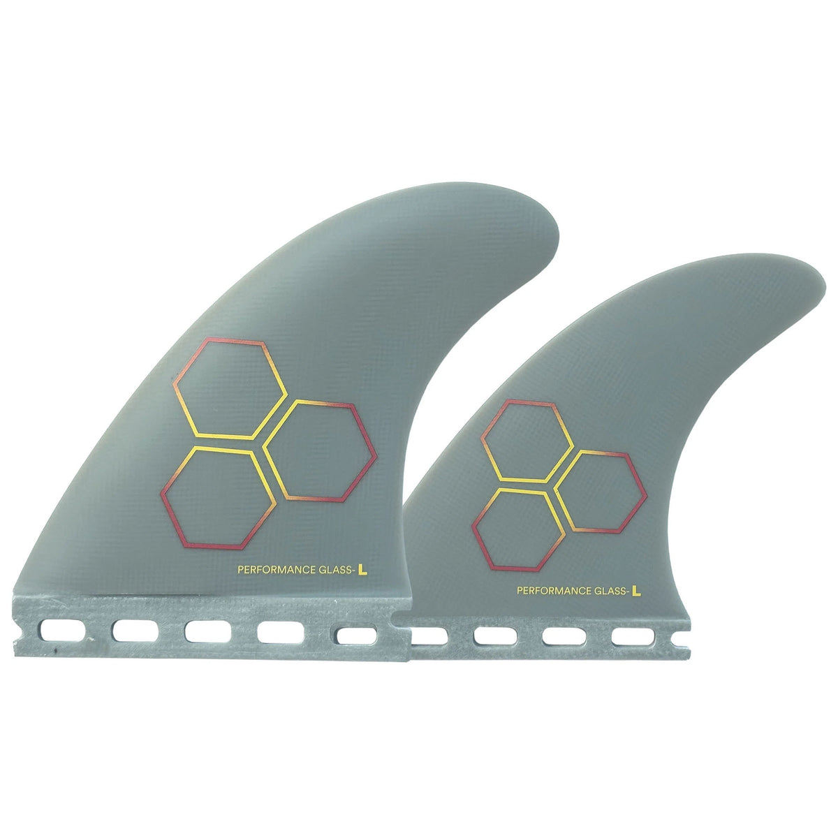 Channel Islands Upright 5-Fin Futures Surfboard Fins - Medium/Grey