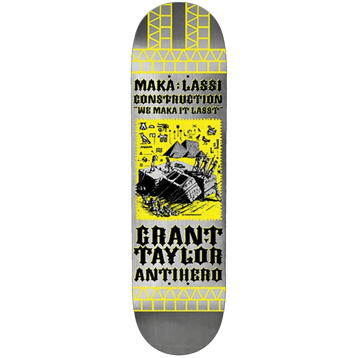 Anti-Hero Grant Taylor Makalassi Construction DBX 8.5" Skateboard Deck