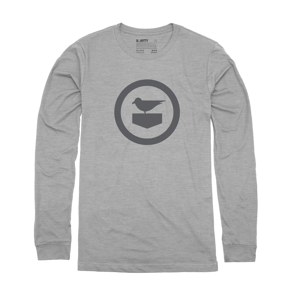 Jetty Otis Icon Men's L/S Shirt - Grey