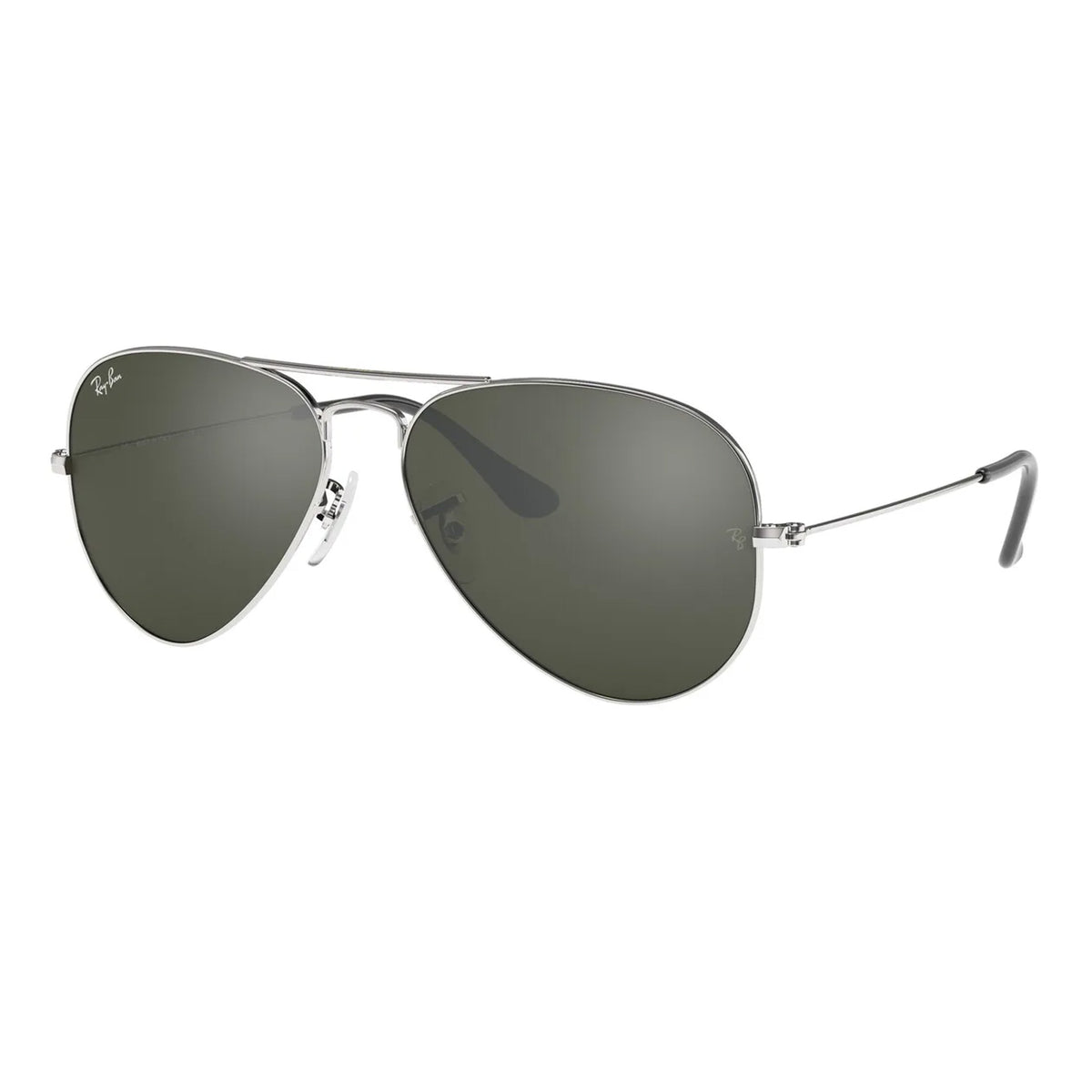 Ray-Ban Aviator Women's Sunglasses - Large Metal Silver/Grey Mirror