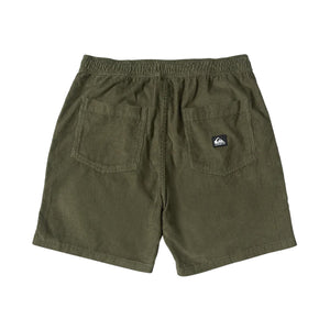 Quiksilver Taxer Cord Elastic 18" Men's Walkshorts - Grape Leaf