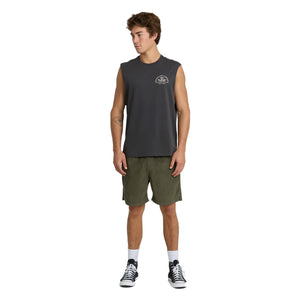 Quiksilver Taxer Cord Elastic 18" Men's Walkshorts - Grape Leaf