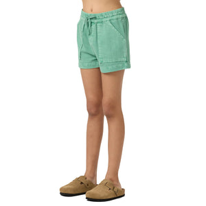 O'Neill Kylas 2" Youth Girl's Beach Shorts - Green