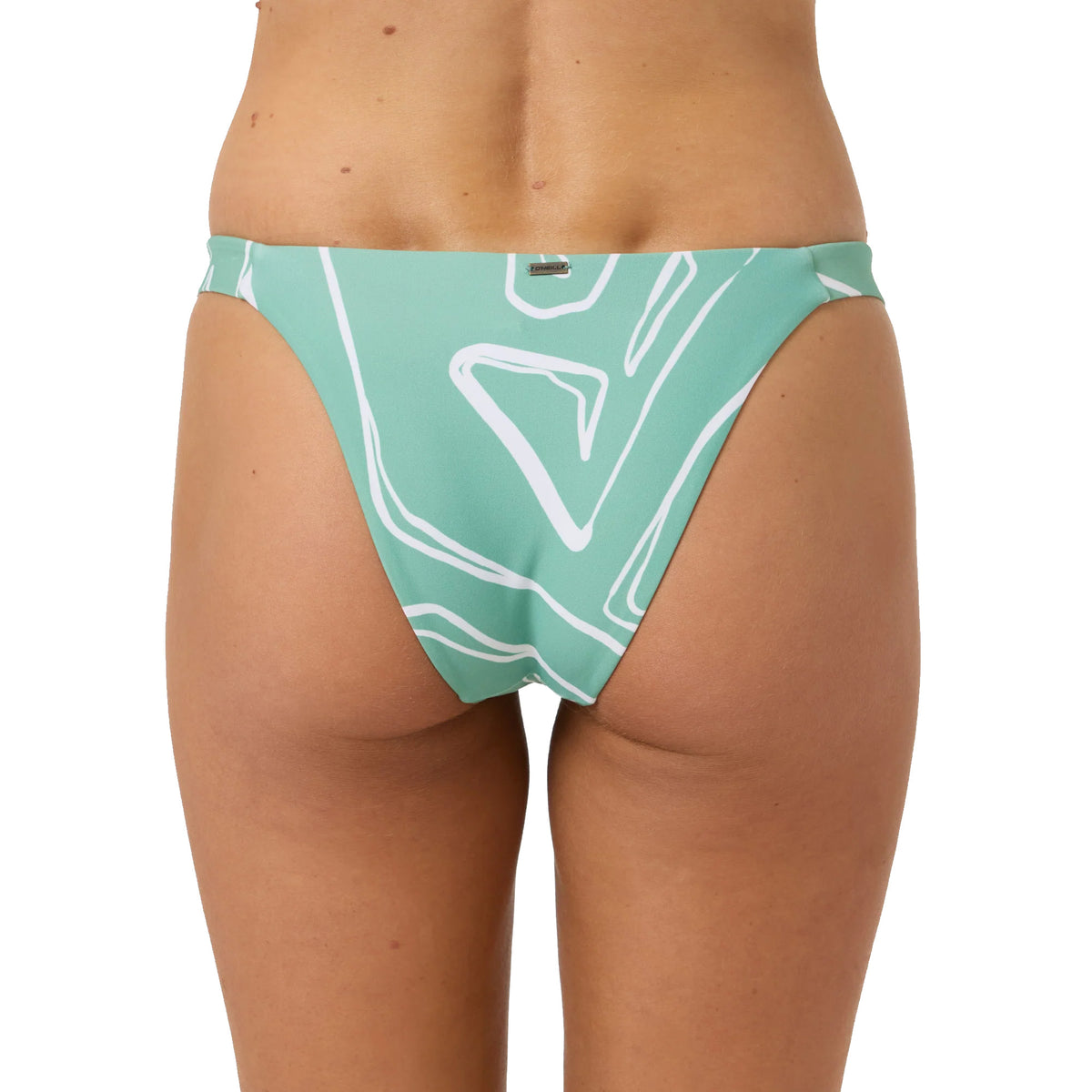 O'Neill Ziggy Geo Turks Cheeky Women's Bikini Bottoms - Green