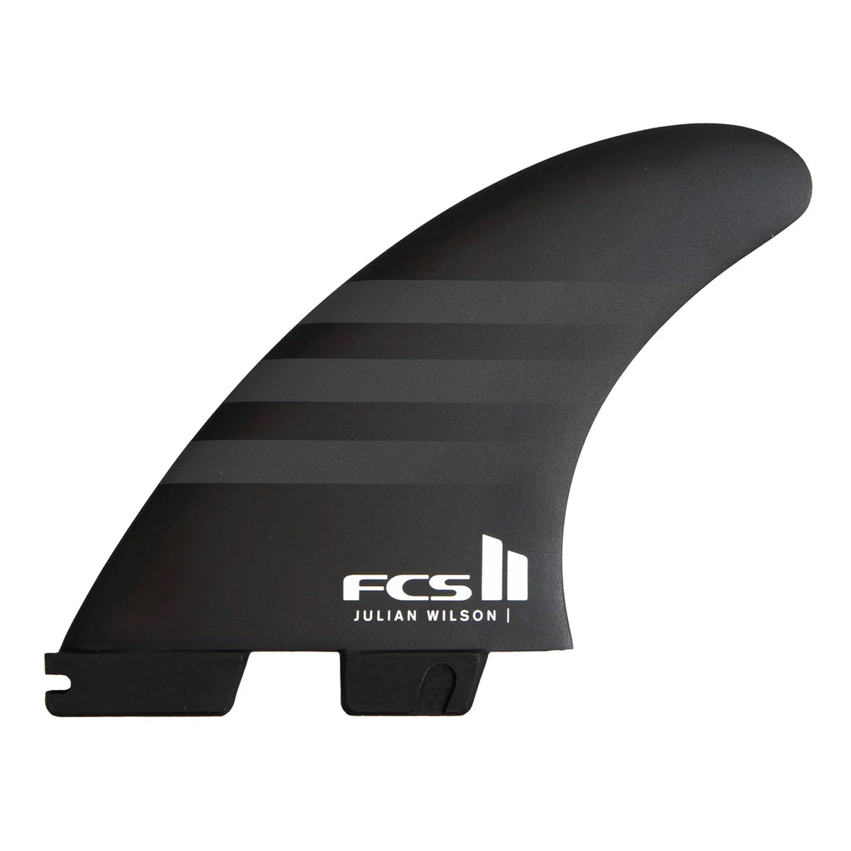 FCS II Julian Wilson Grom Performance Core Tri Surfboard Fins - X-Small/Black