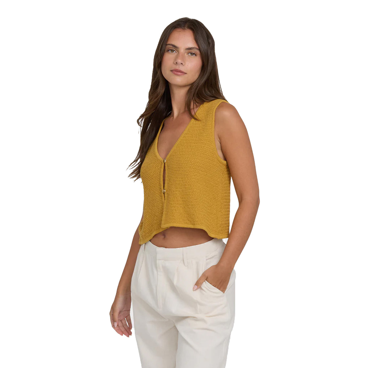Billabong Need Now Sweater Women's Tank Top - Wild Honey