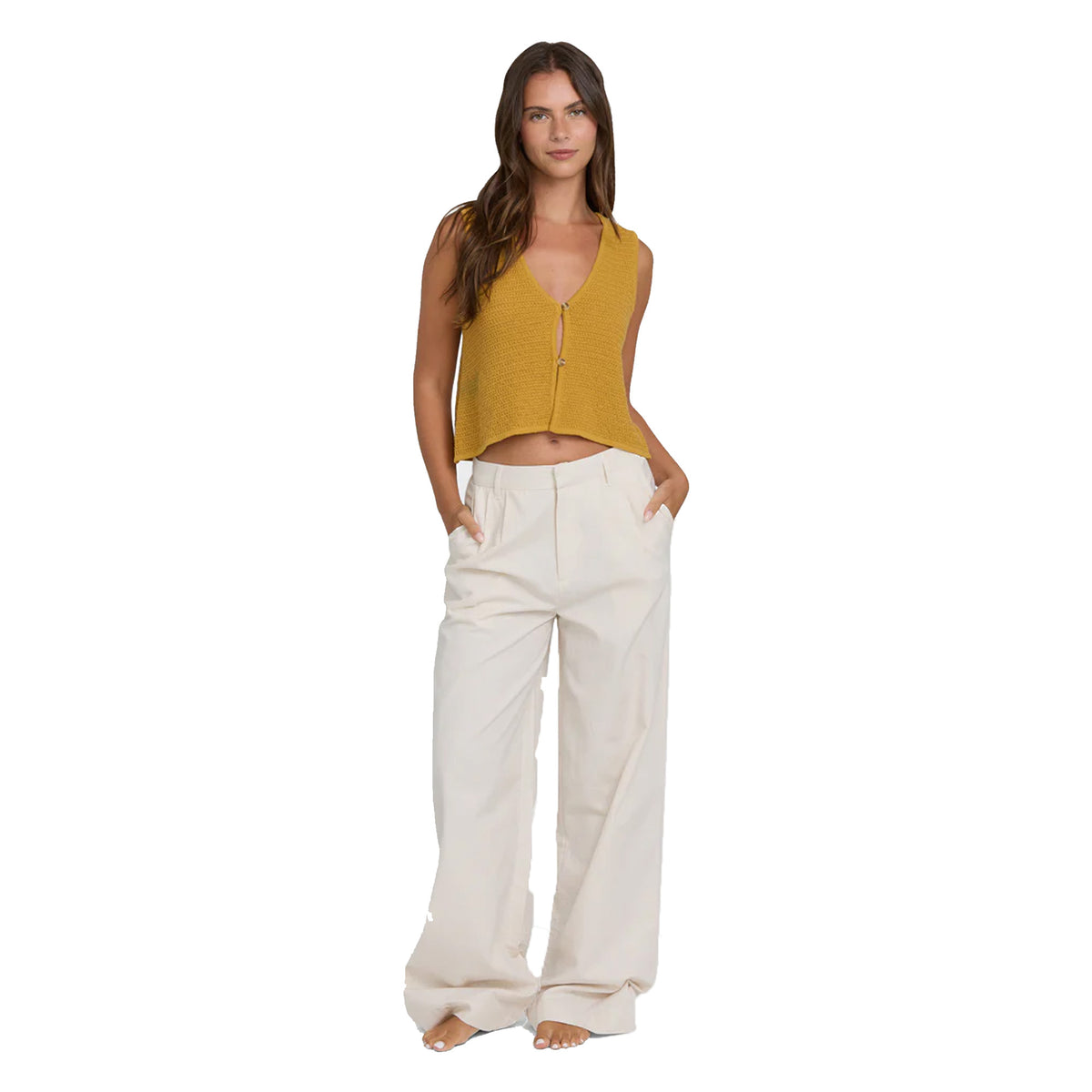 Billabong Need Now Sweater Women's Tank Top - Wild Honey