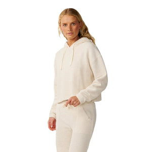 Rip Curl Cala Nights Textured Women's Hoodie - Natural