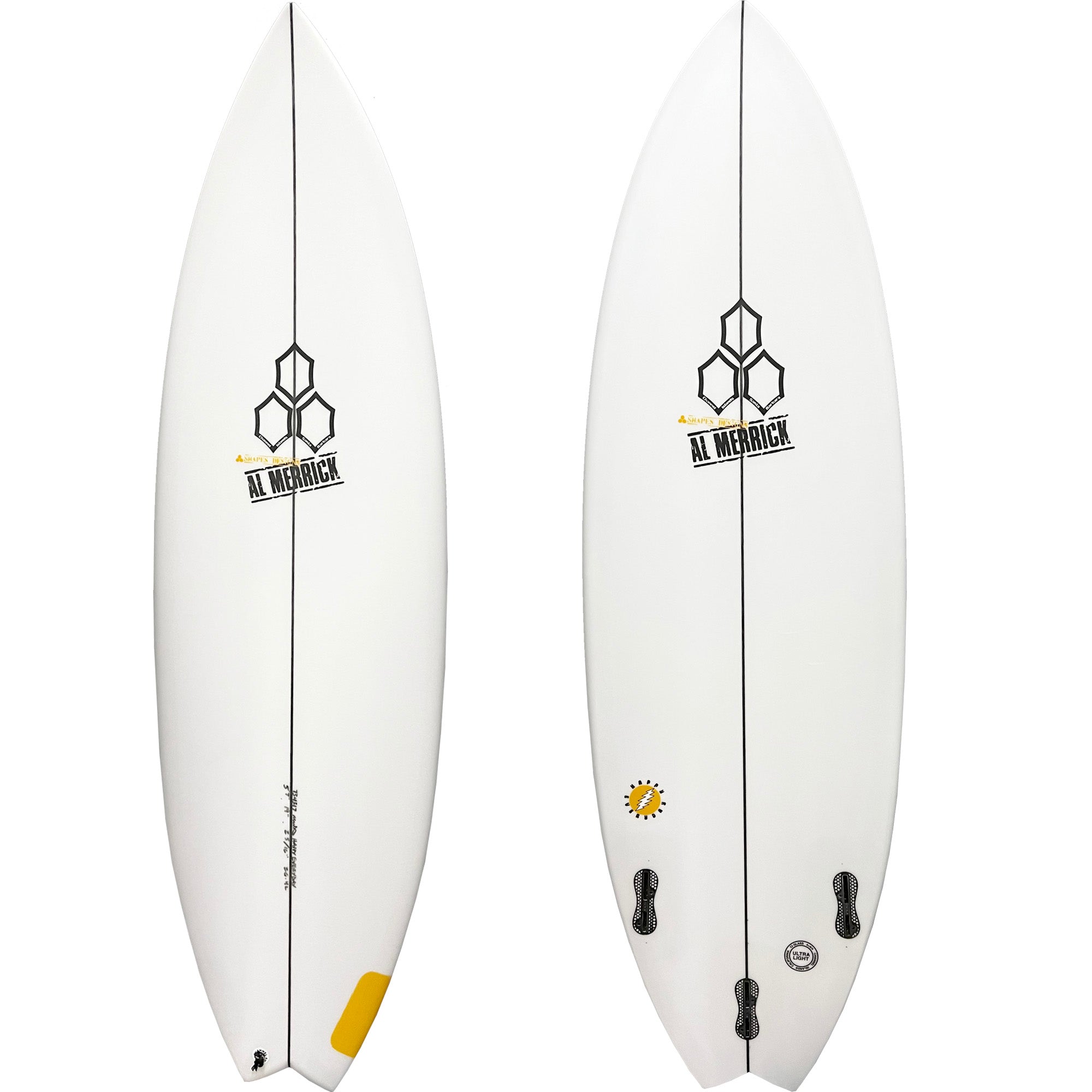 Channel Islands Happy Everyday Swallow Surfboard - FCS II