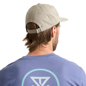 Roark Made To Fade 6 Panel Strapback Men's Hat - Washed Fossil