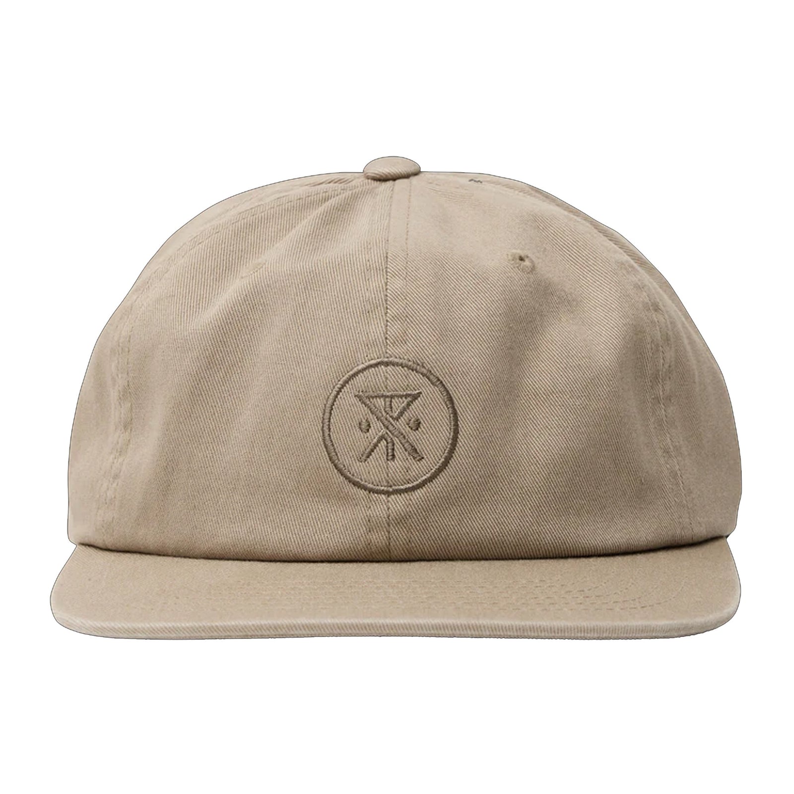 Roark Made To Fade 6 Panel Strapback Men's Hat - Washed Fossil
