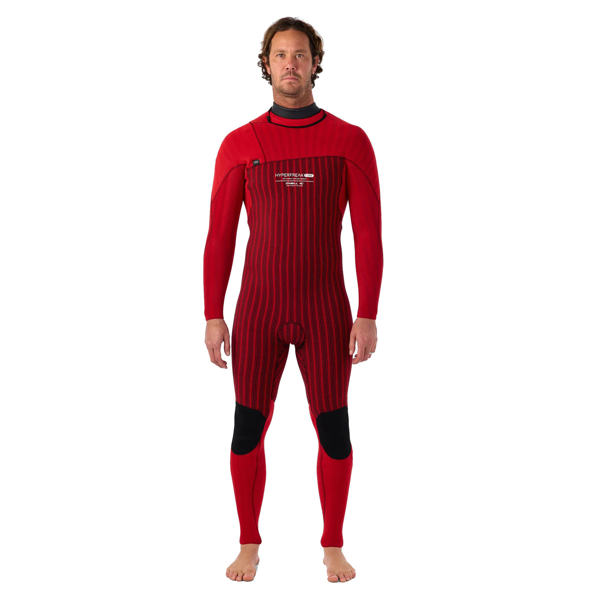O'Neill Hyperfreak Fire 4/3mm Men's Chest Zip Fullsuit Wetsuit - Black